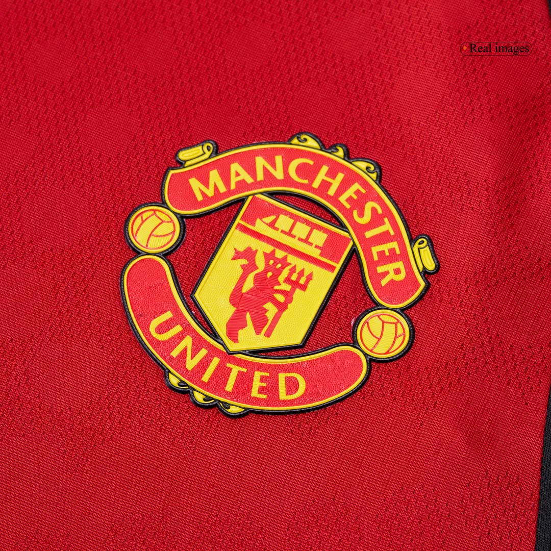 B.FERNANDES #8 Manchester United Home Authentic Soccer Jersey 2025/26 - Image 7
