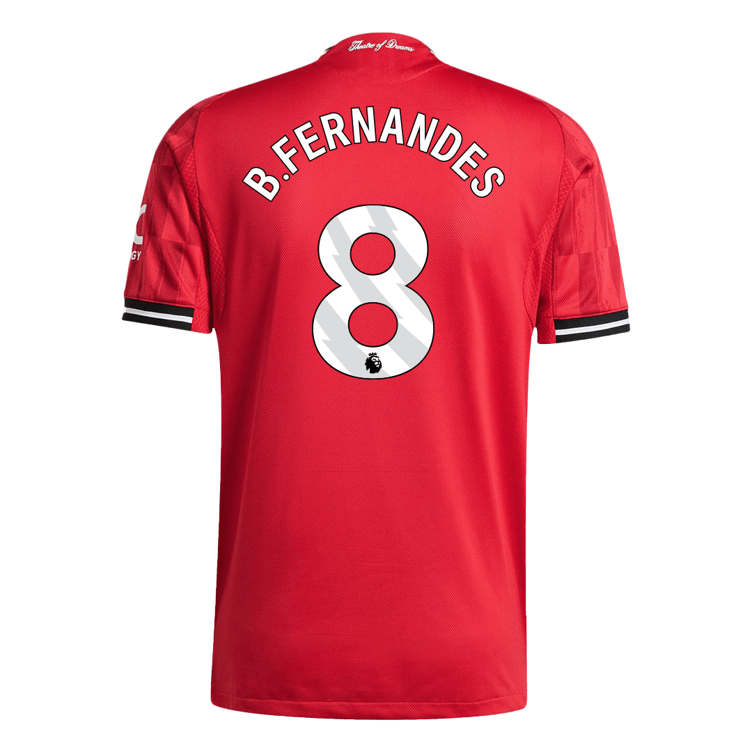 B.FERNANDES #8 Manchester United Home Authentic Soccer Jersey 2025/26 - Image 11