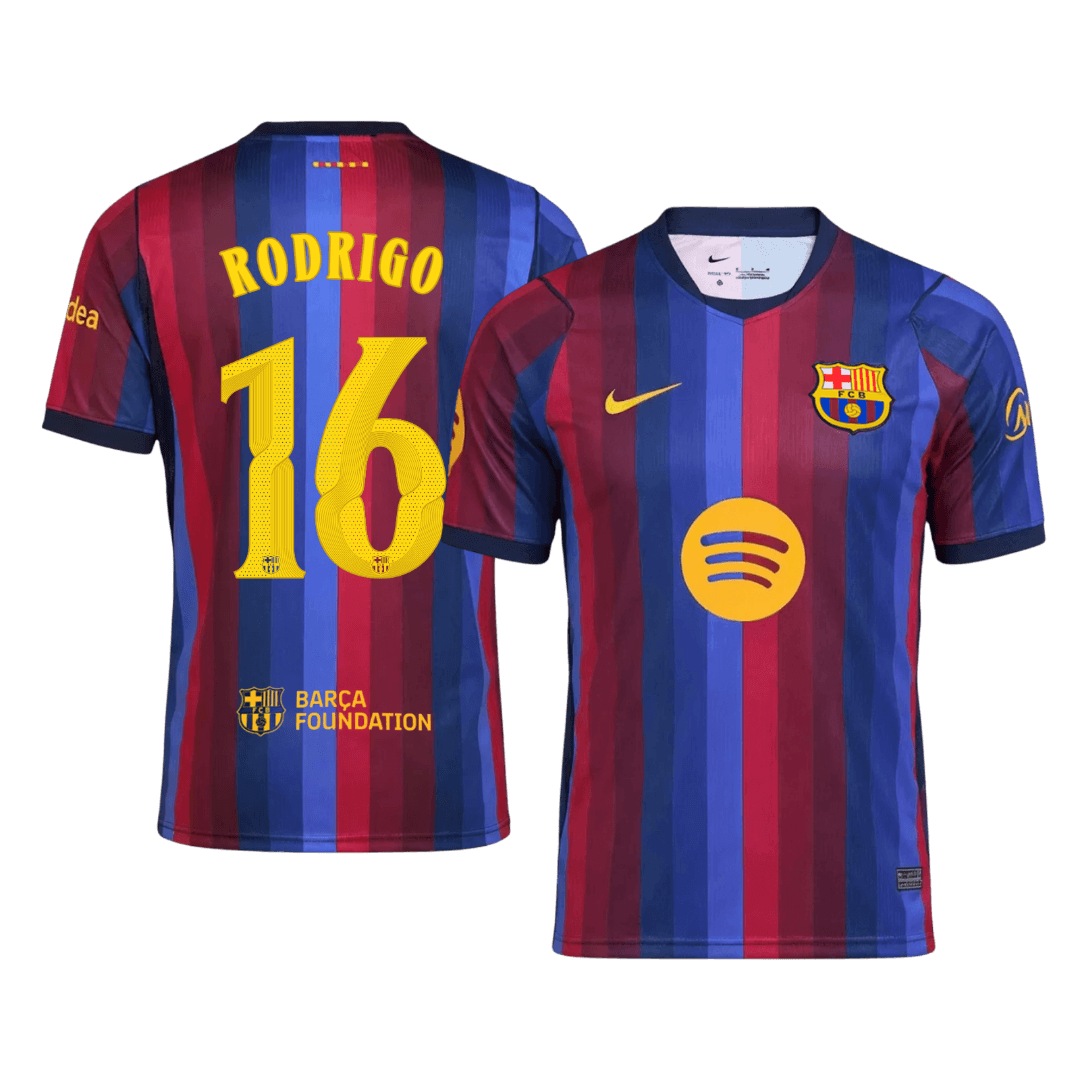 RODRIGO #16 Barcelona Home Tracksuit 2026/27 Blue&Garnet
