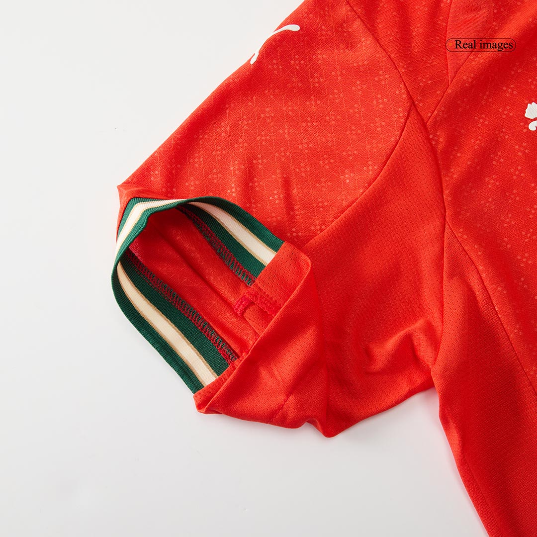 Authentic RONALDO #7 Portugal Home Soccer Jersey 2025 Red - Image 5