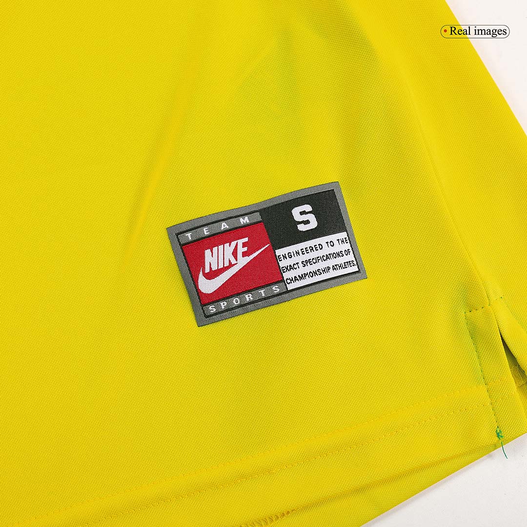 Retro Jersey CAFU #2 Brazil Home Soccer Shirt 1998 -World Cup - Image 5