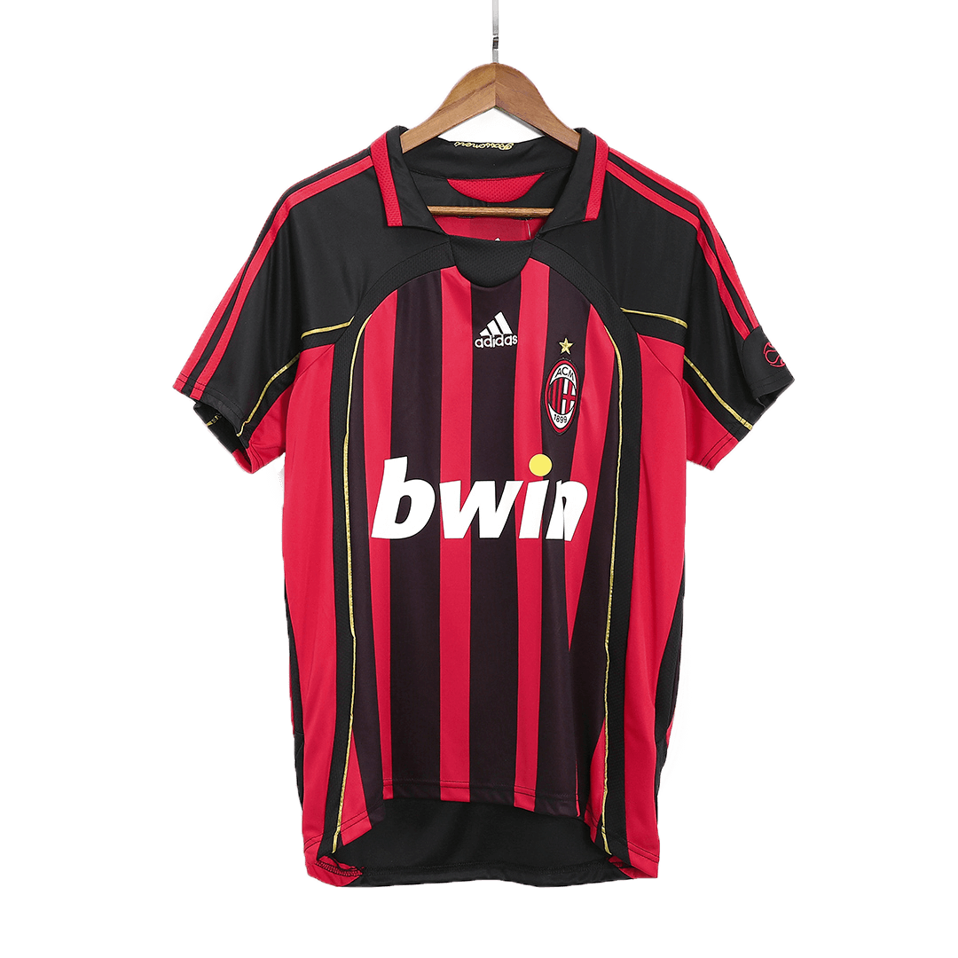 Retro Soccer Jersey AC Milan Home 2006/07 - Image 11