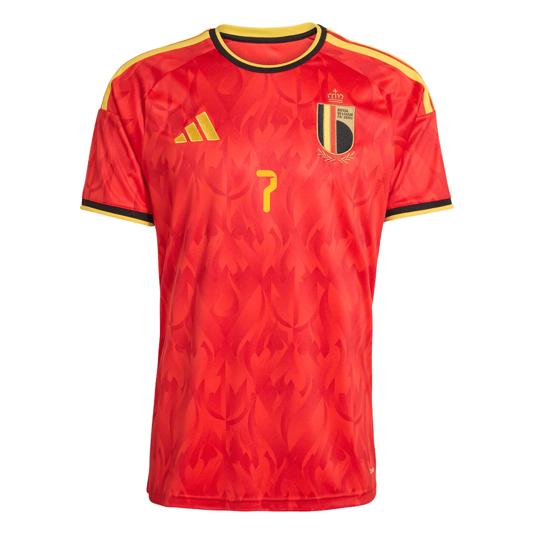 DE BRUYNE #7 Belgium Home Soccer Jersey World Cup 2026 - Image 9