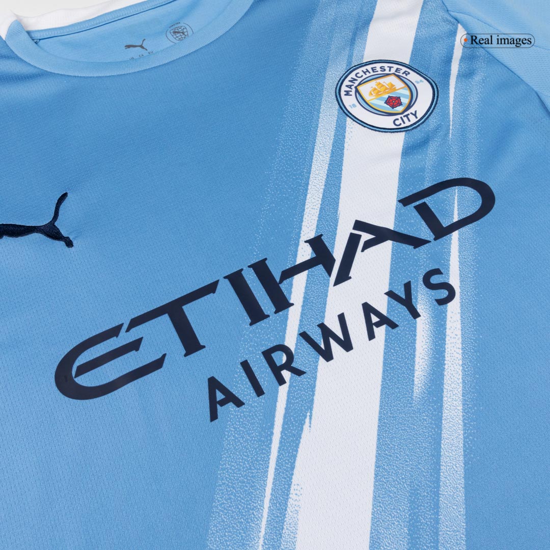 HAALAND #9 Manchester City Home Soccer Jersey 2025/26 - Image 6