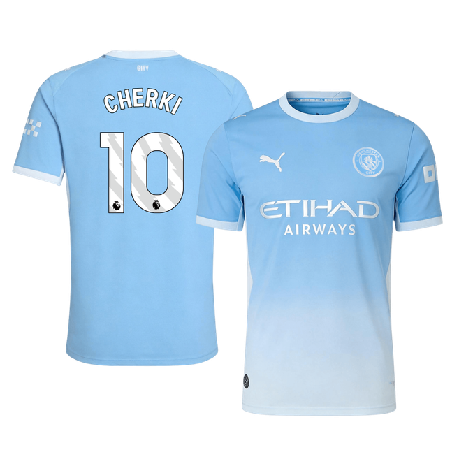 CHERKI #10 Manchester City Home Player Version Jersey 2026/27