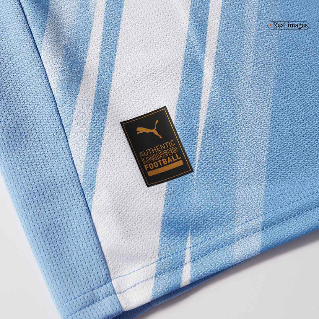 HAALAND #9 Manchester City Home Soccer Jersey 2025/26 Blue - Image 4