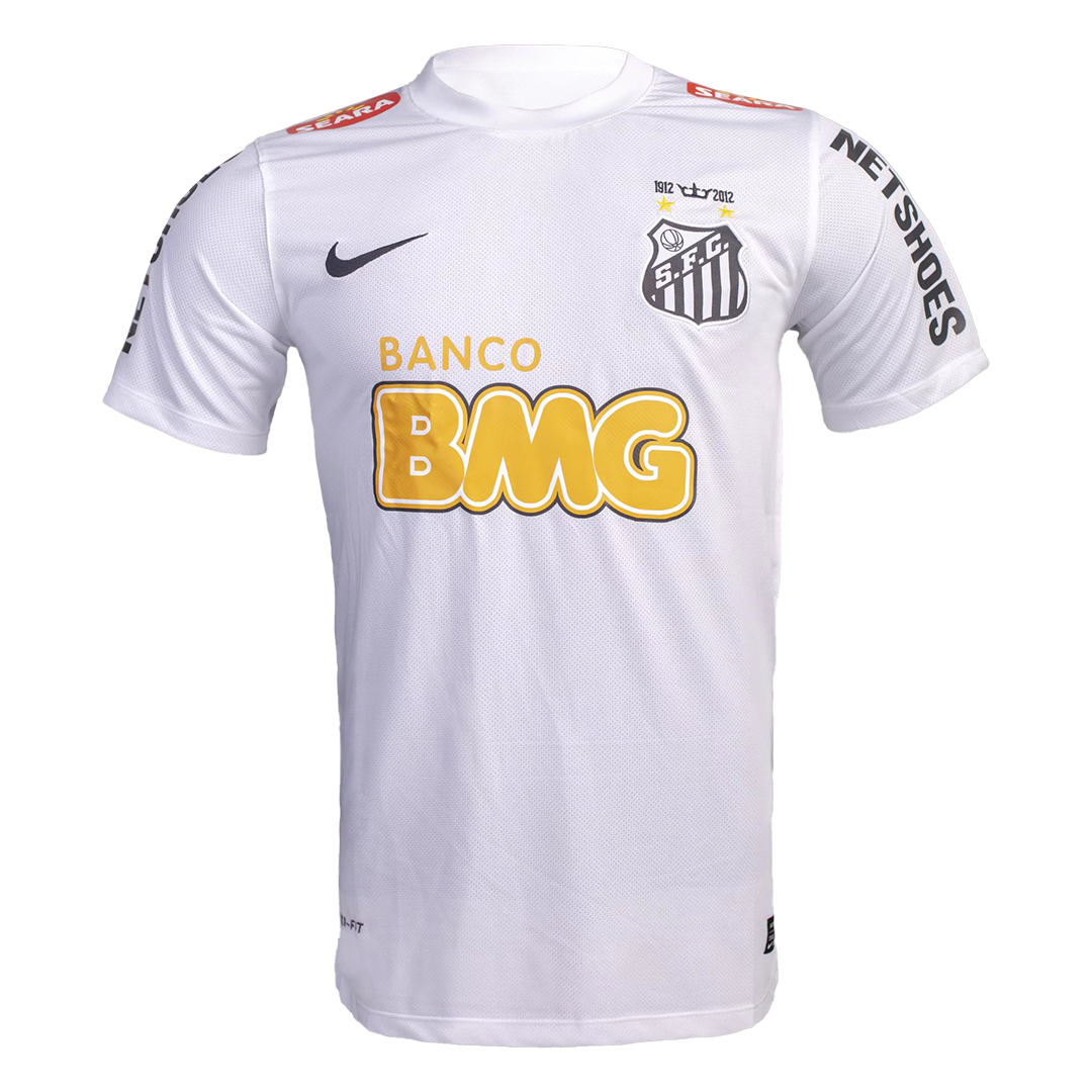 NEYMAR JR #11 Santos FC Retro Jersey Home Soccer Shirt 2012 - Image 11