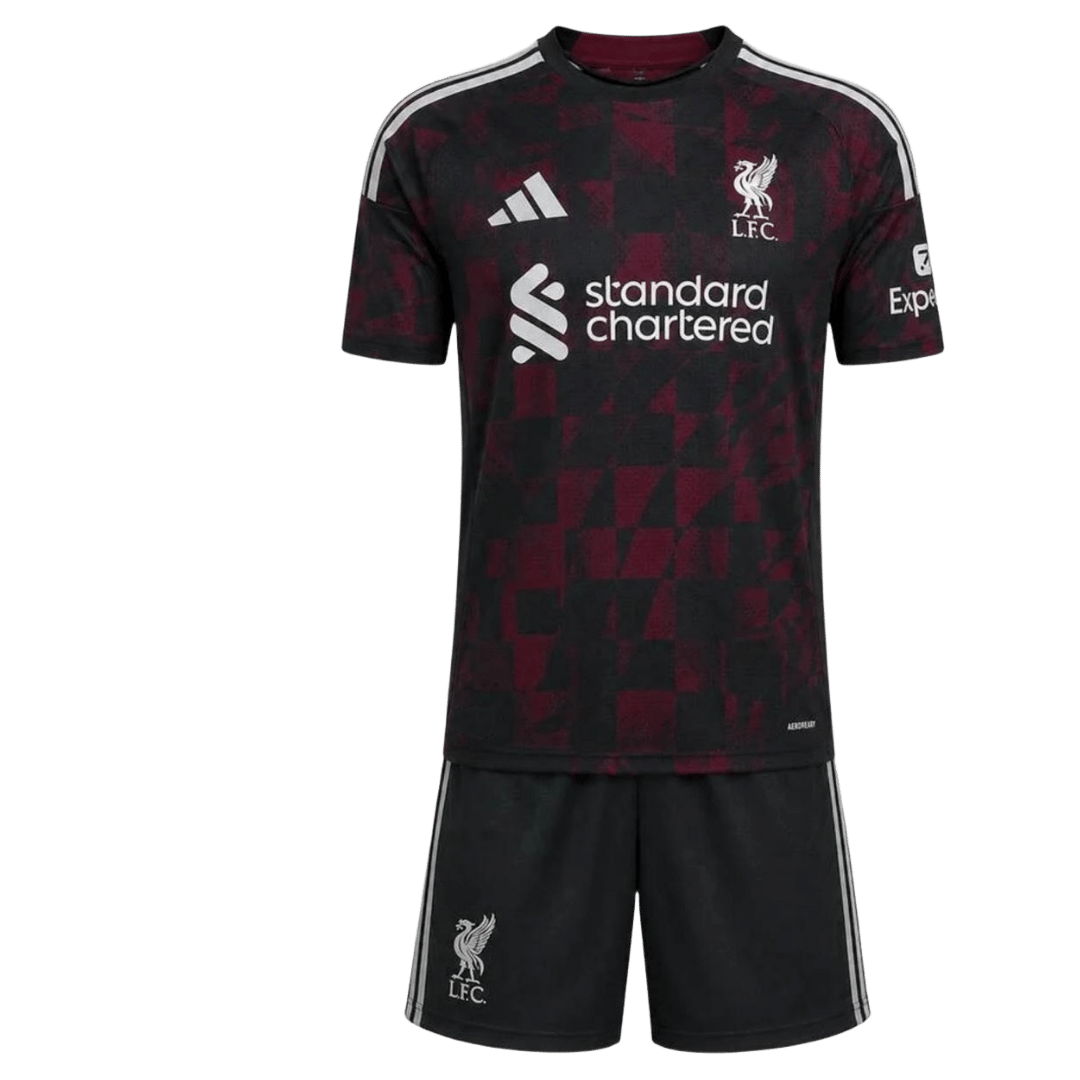 Liverpool Third Away Kids Soccer Jerseys Kit 2026/27