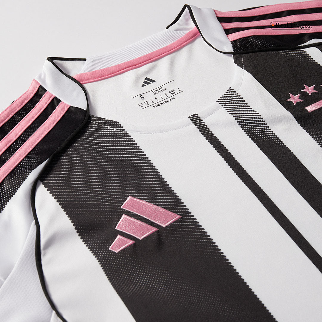 YILDIZ #10 Juventus Jeep x Visit Detroit Sponsor Home Soccer Jersey 2025/26 Black&White - Image 6