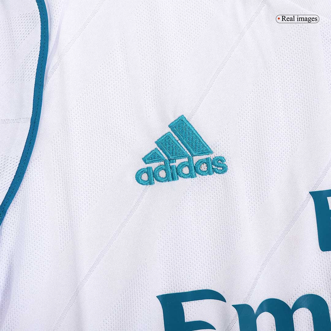 SERGIO RAMOS #4 Real Madrid Retro Jersey Home Soccer Shirt 2017/18 - Image 5