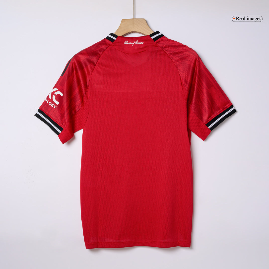 B.FERNANDES #8 Manchester United Home Authentic Soccer Jersey 2025/26 - Image 9
