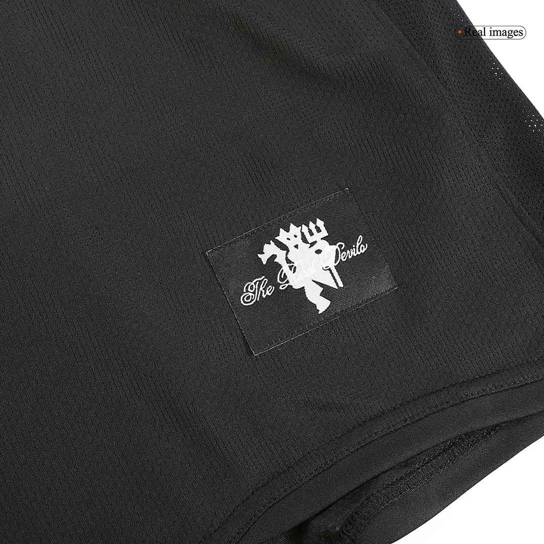 Retro Jersey SCHOLES #18 Manchester United Retro Jersey Away Soccer Shirt 2007/08 - Image 3