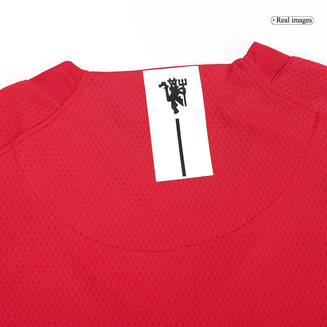 Retro Jersey SCHOLES #18 Manchester United Retro Jersey Home Soccer Shirt 2007/08 - UCL Final - Image 3