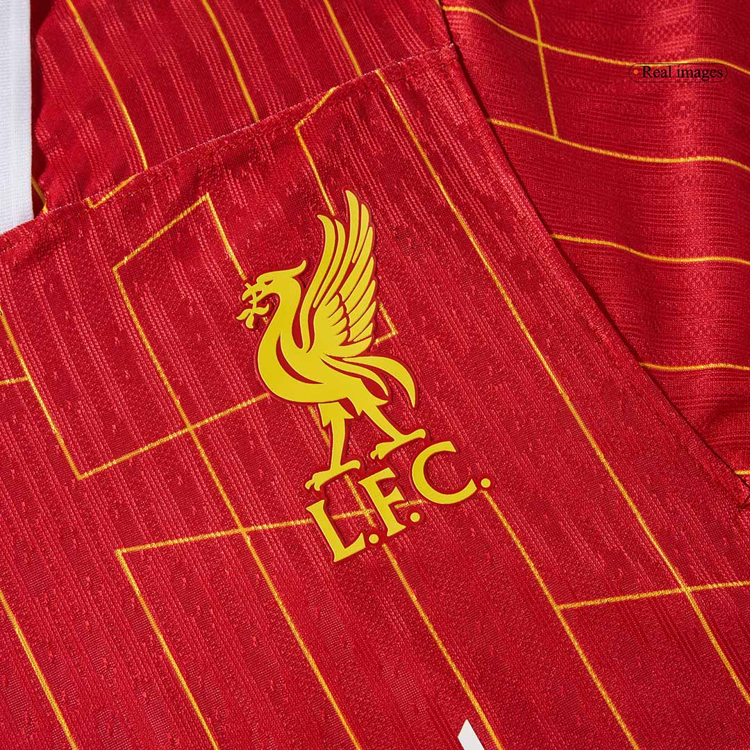 DIOGO J. #20 Authentic Liverpool Home Soccer Jersey 2024/25 Red - Image 8