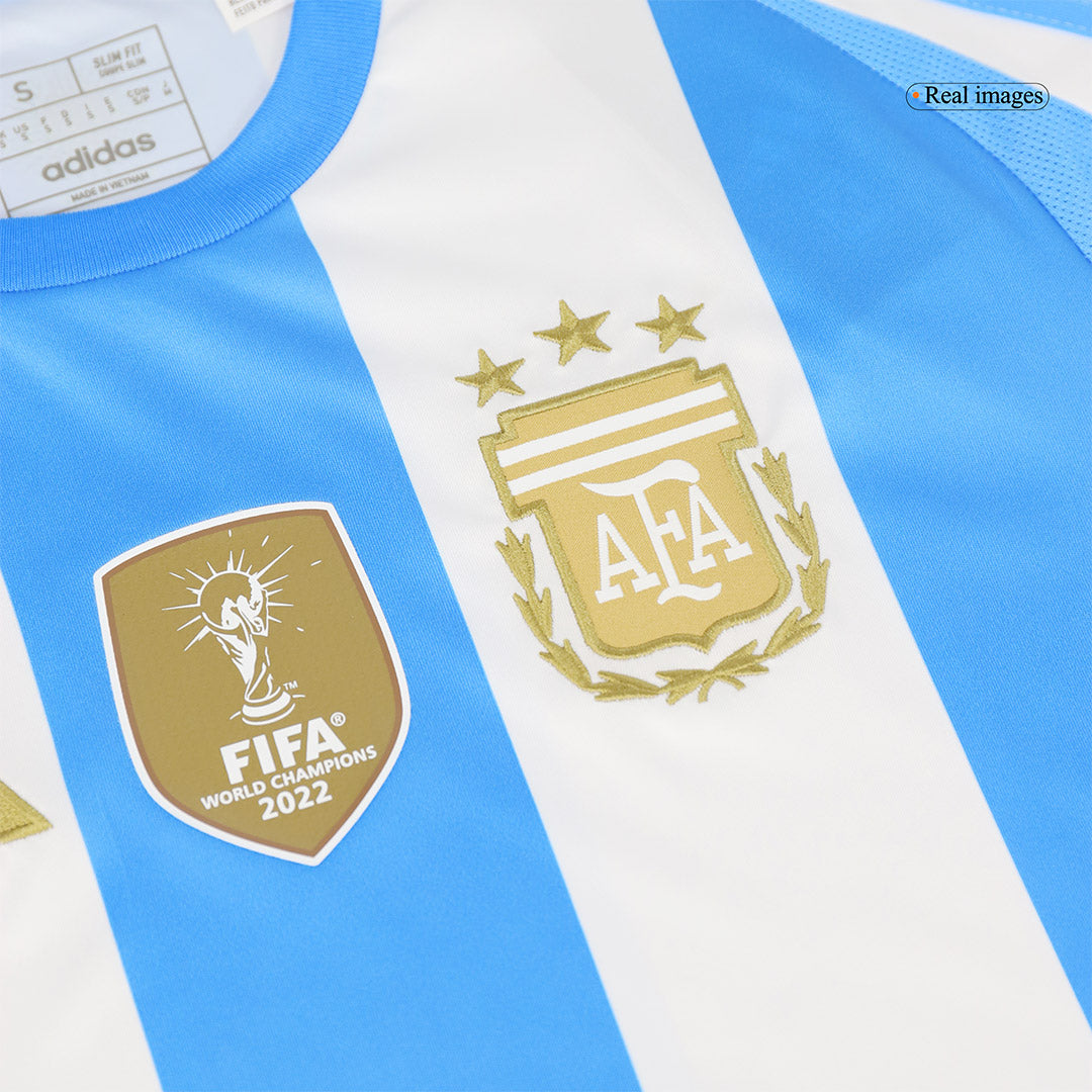 L.Martínez #22 Argentina Home Soccer Jersey 2024 - Image 6