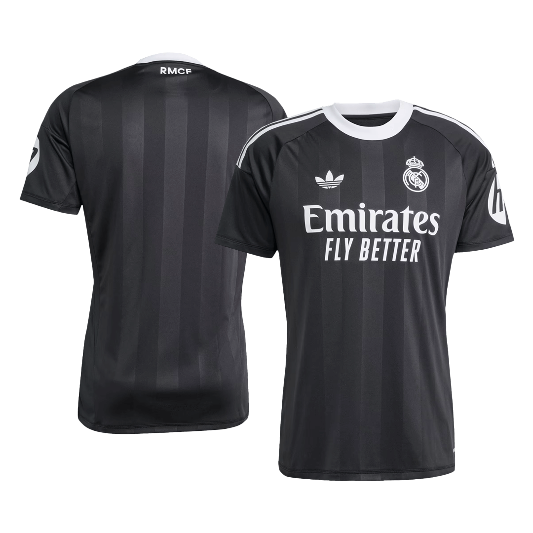 Real Madrid Goalkeeper Soccer Jersey 2025/26 Black - Image 2