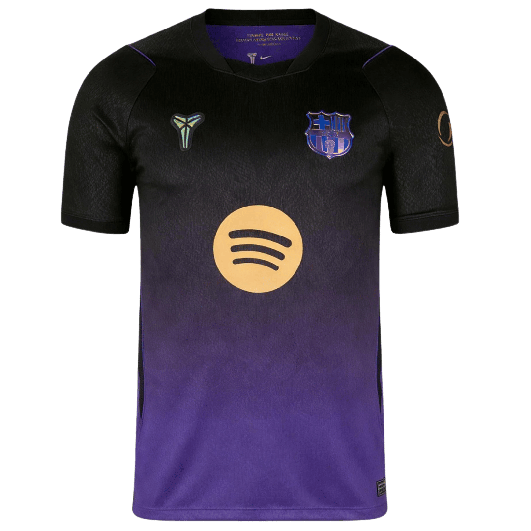 Player Version Barcelona x Kobe Bryant Away Soccer Jersey 2026/27 Black/Purple