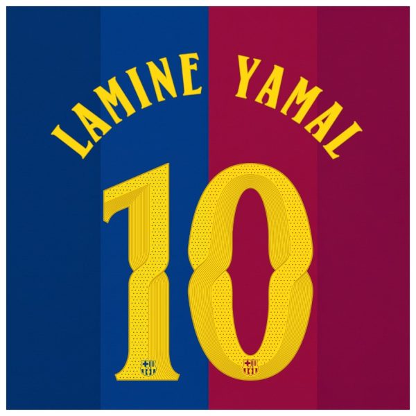 LAMINE YAMAL #10 Barcelona Home Soccer Jersey 2026/27 -UCL