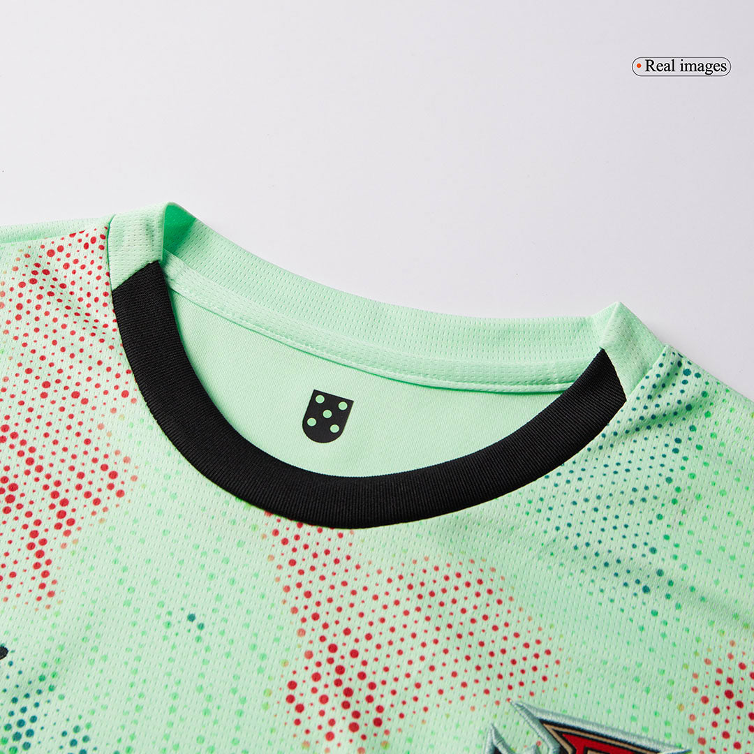 Men's Portugal Away Soccer Jersey 2025 Green - Women's Euro - Image 8