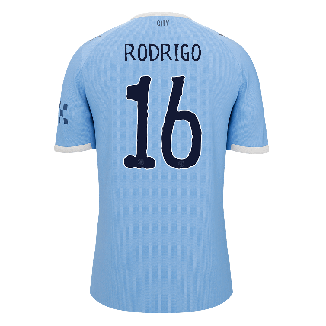 RODRIGO #16 Manchester City Home Soccer Jersey 2025/26 - Image 10