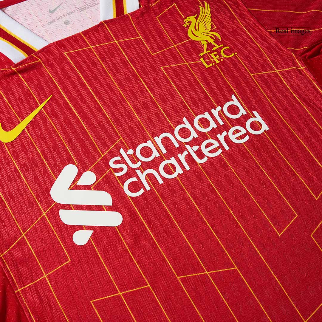 DIOGO J. #20 Authentic Liverpool Home Soccer Jersey 2024/25 Red - Image 6