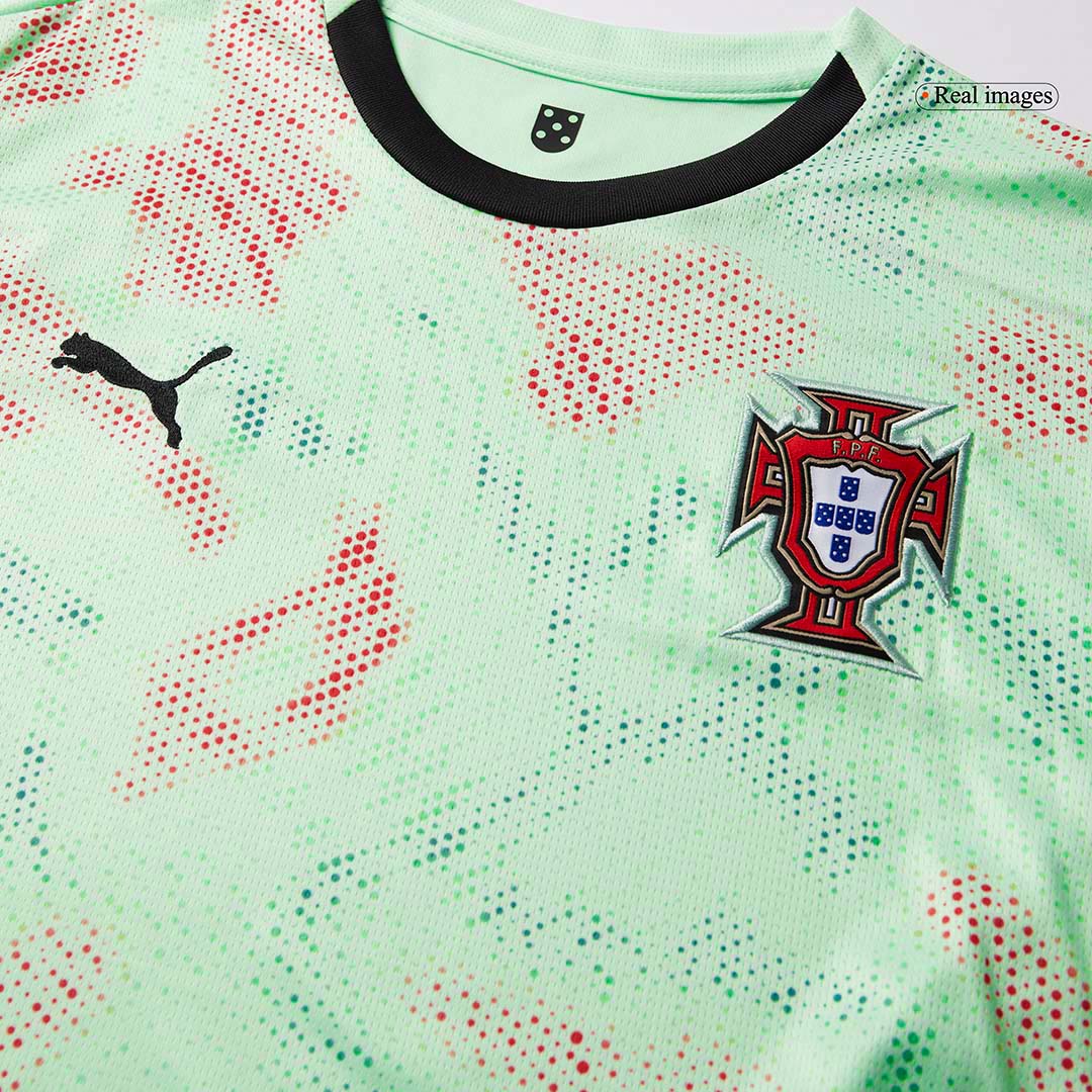 Men's Portugal Away Soccer Jersey 2025 Green - Women's Euro - Image 5