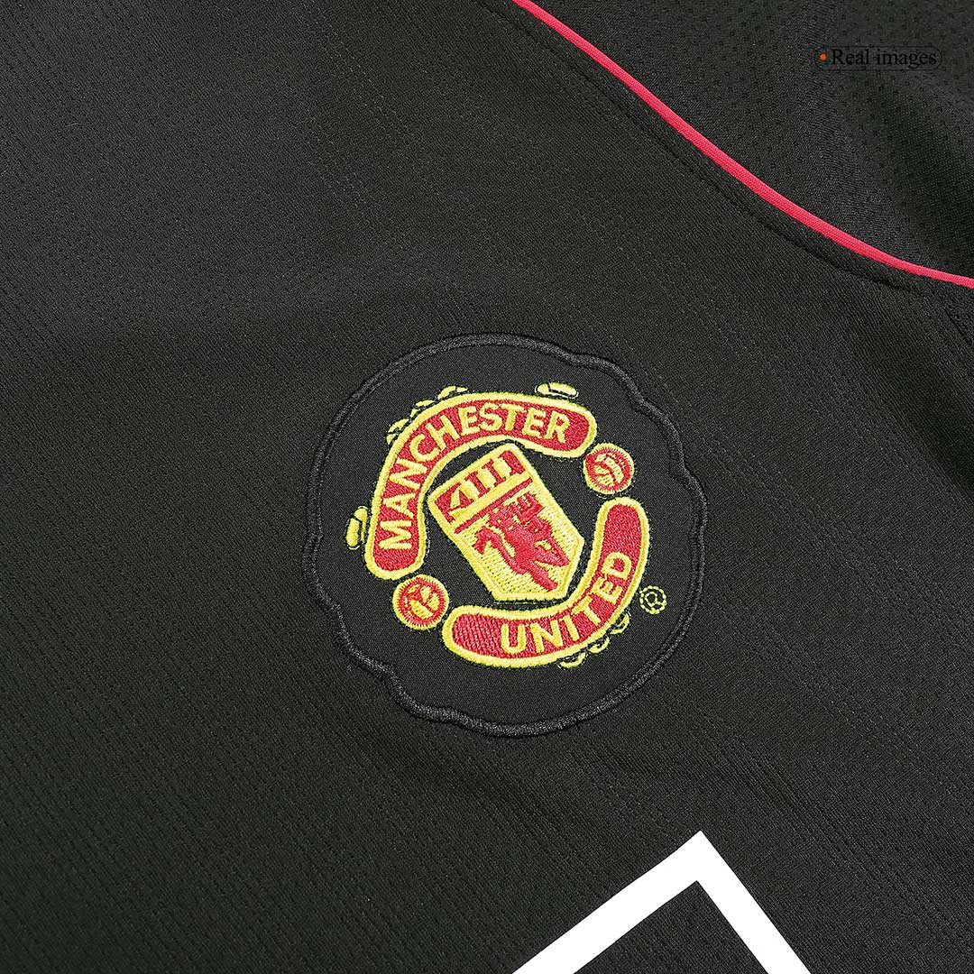Retro Jersey SCHOLES #18 Manchester United Retro Jersey Away Soccer Shirt 2007/08 - Image 4