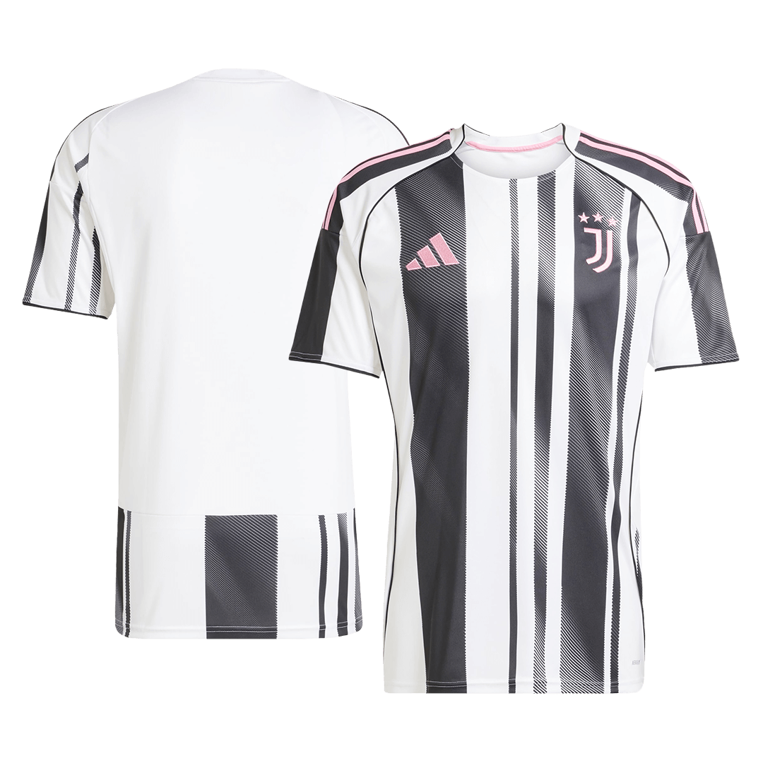 Juventus Home Soccer Jersey 2025/26 Black&White - Image 3