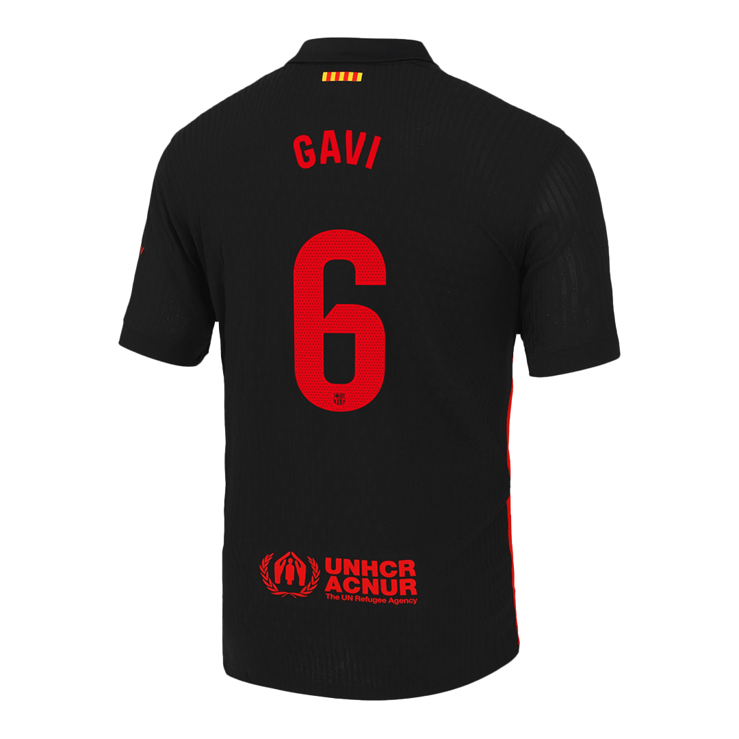 GAVI #6 Authentic Soccer Jersey Barcelona Away Shirt 2024/25 - Image 2