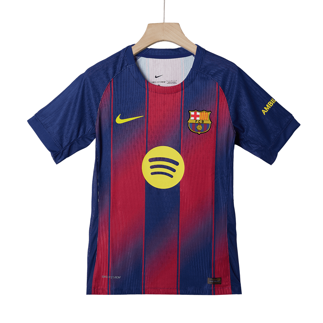 KOUNDE #23 Barcelona Home Authentic Soccer Jersey 2025/26 - UCL - Image 4