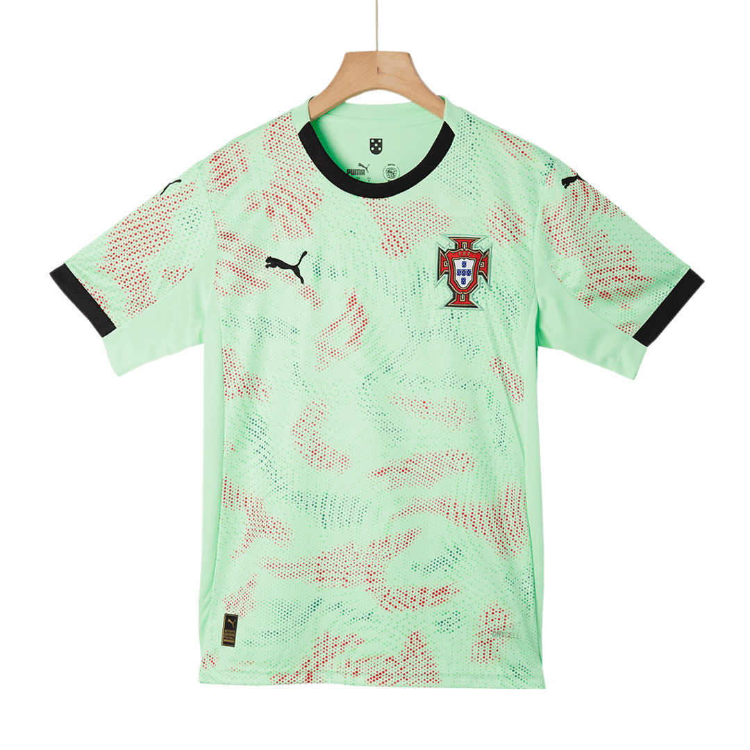 Men's Portugal Away Soccer Jersey 2025 Green - Women's Euro - Image 10