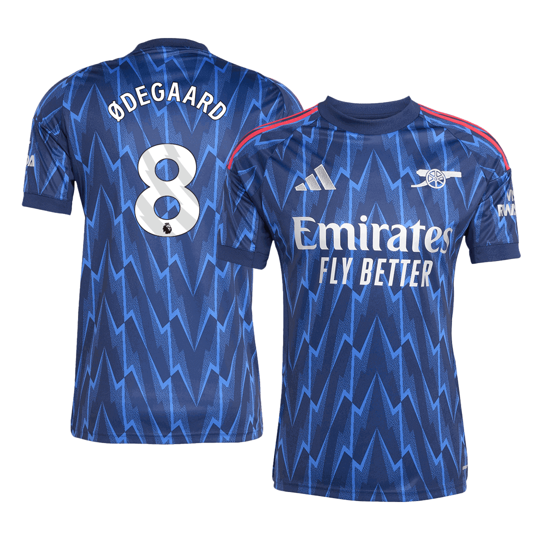 ØDEGAARD #8 Arsenal Away Soccer Jersey 2025/26