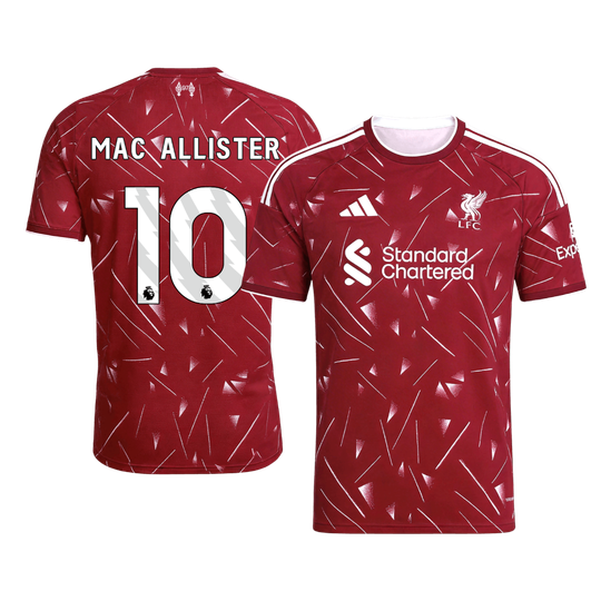 MAC ALLISTER #10 Liverpool Home Soccer Jersey 2026/27