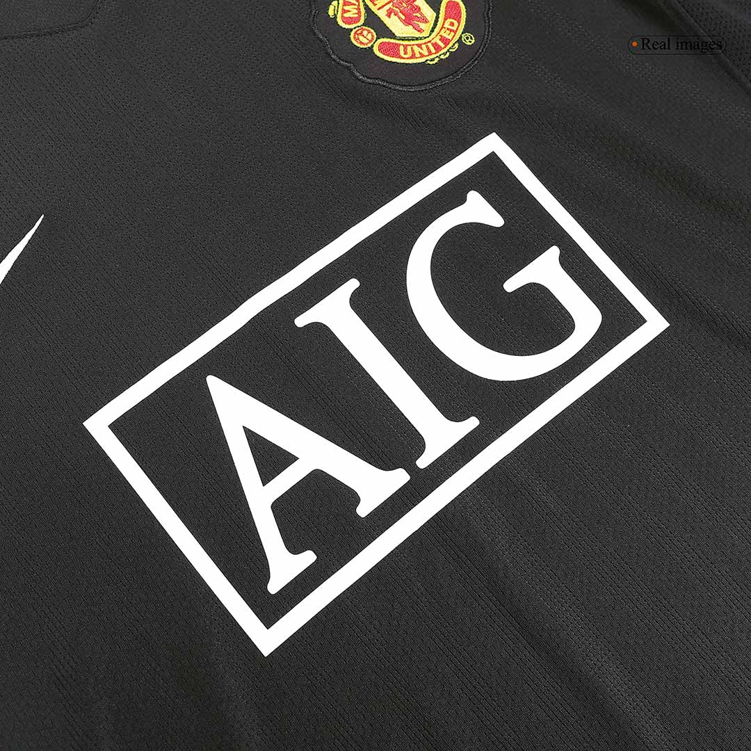 Retro Jersey SCHOLES #18 Manchester United Retro Jersey Away Soccer Shirt 2007/08 - Image 7