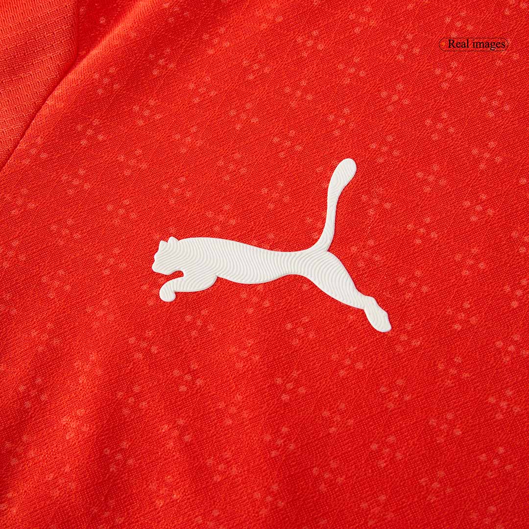Authentic RONALDO #7 Portugal Home Soccer Jersey 2025 Red - Image 7