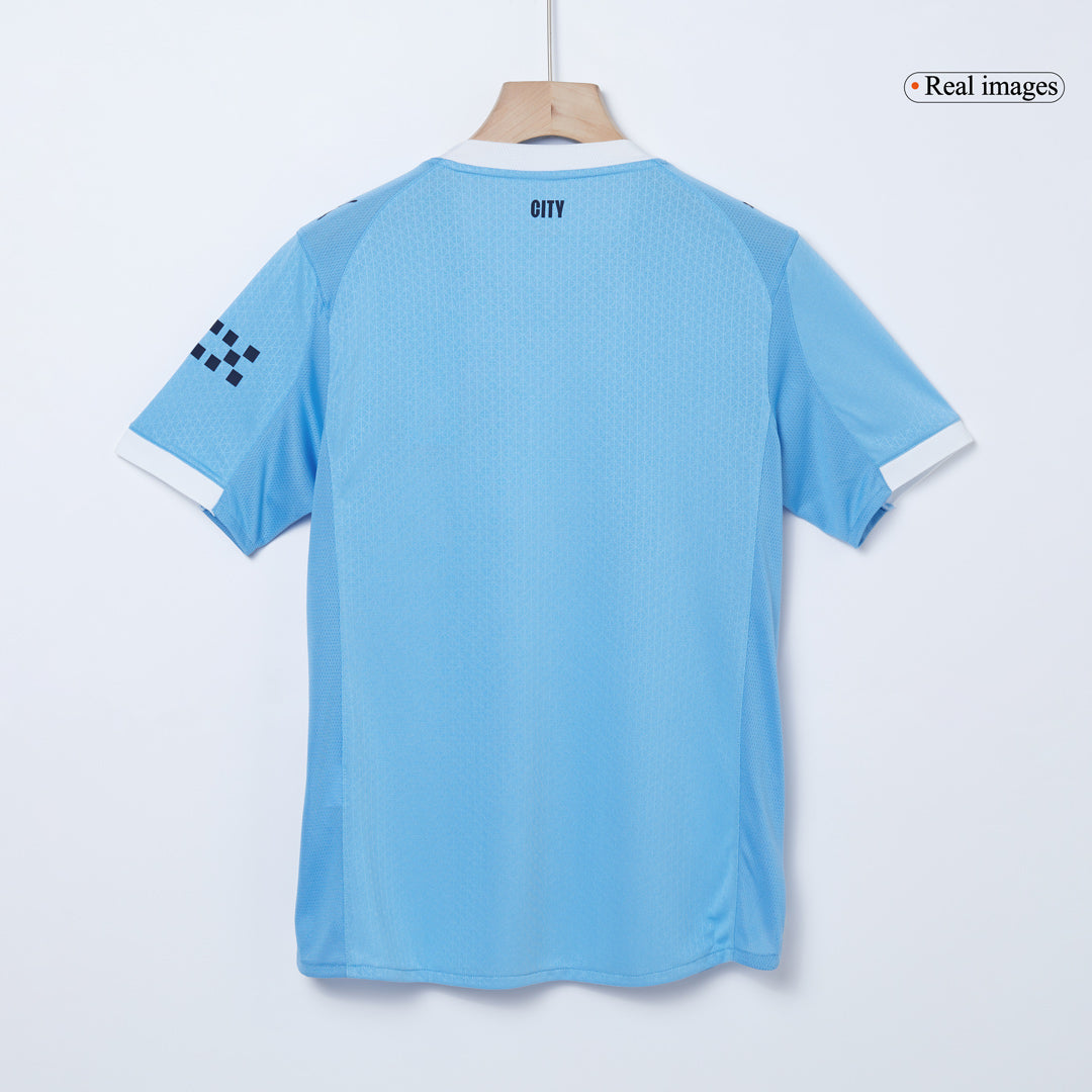 RODRIGO #16 Authentic Manchester City Home Soccer Jersey 2025/26 Blue Jersey - Club World Cup - Image 11