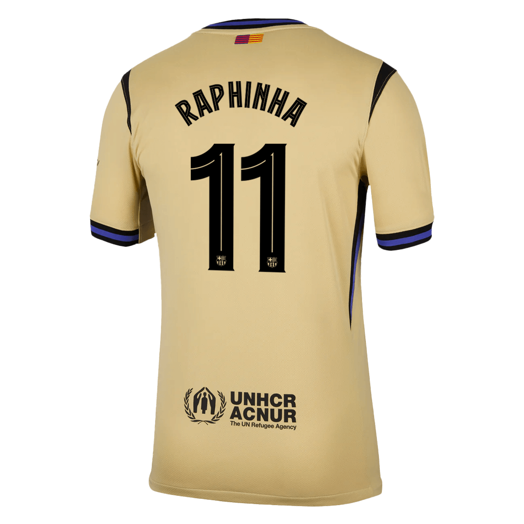 RAPHINHA #11 Barcelona Away Soccer Jersey 2025/26 -UCL - Image 5