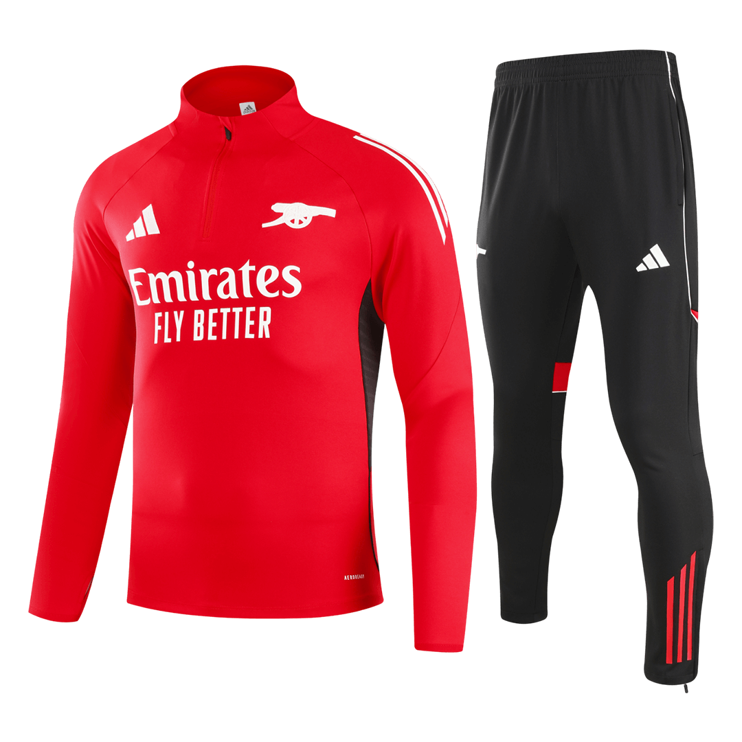 Arsenal 1/4 Zip Tracksuit 2025/26 Red