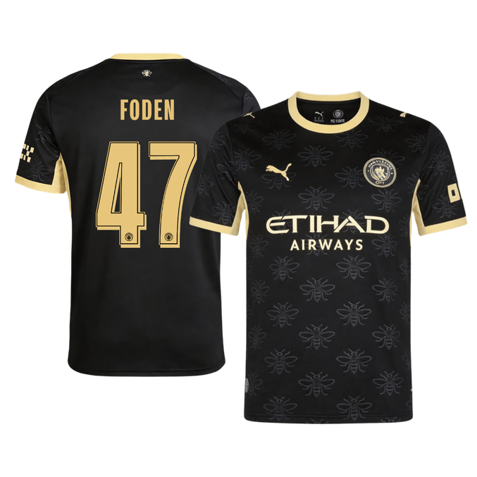 FODEN #47 Manchester City Away Soccer Jersey 2026/27 -UCL
