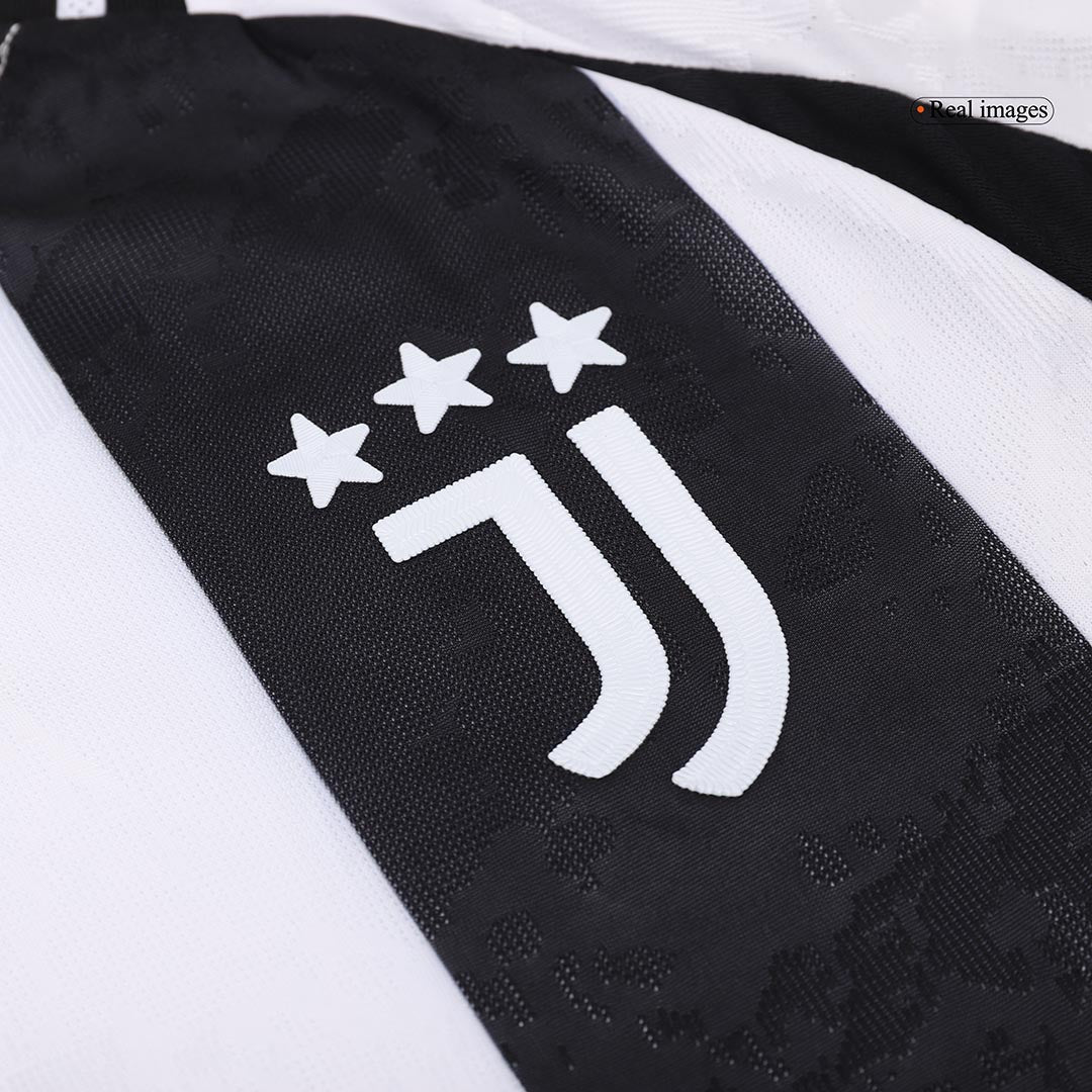 Authentic YILDIZ #10 Juventus Home Soccer Jersey 2024/25 - Save The Children Sponsor - Image 7
