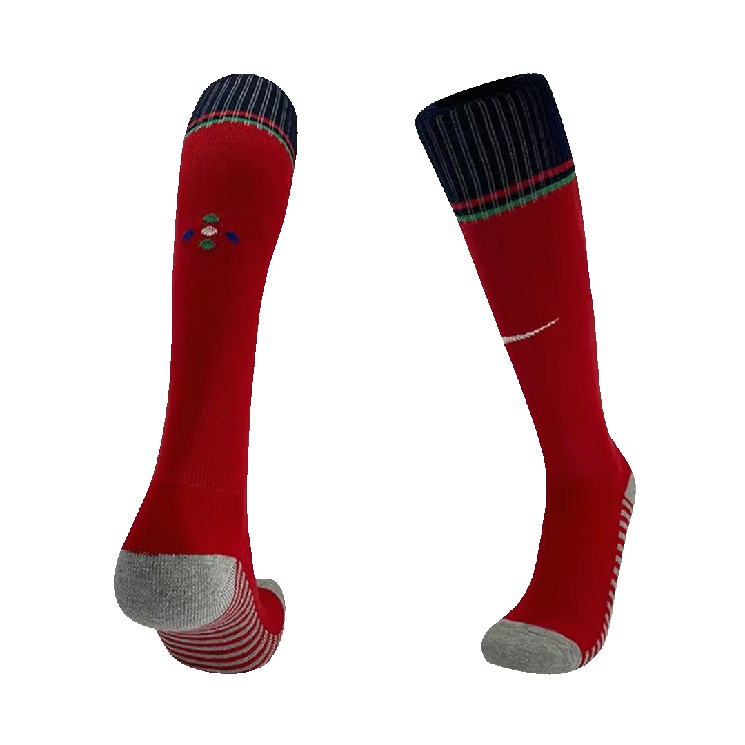 Portugal Home Soccer Socks 2024 Kids