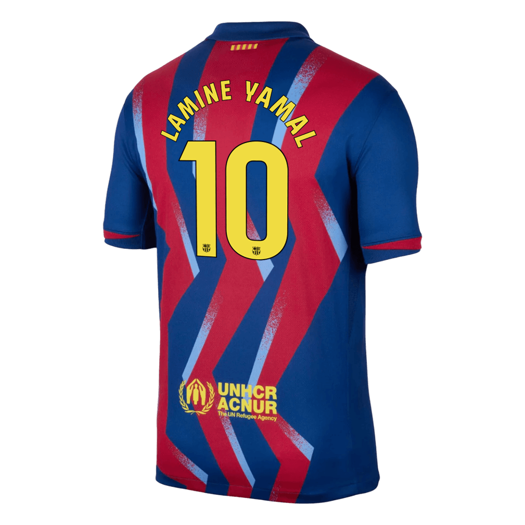 LAMINE YAMAL #10 Barcelona Fourth Away Soccer Jersey 2025/26 - Image 2