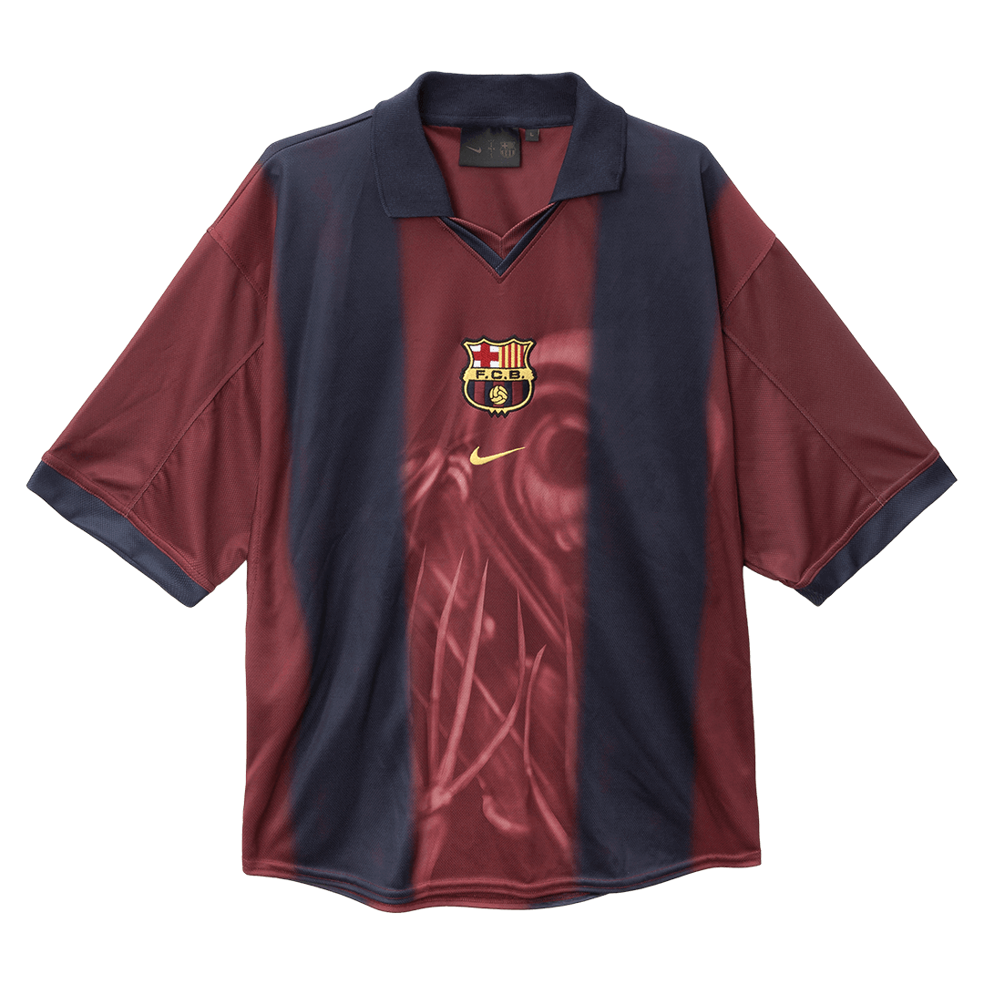 Barcelona Retro Jersey Home Soccer Shirt 2000/01