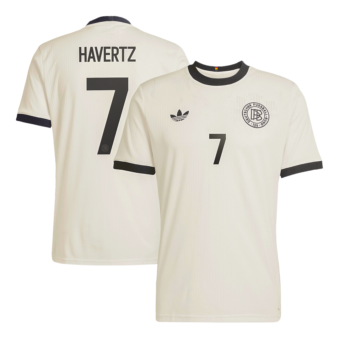 HAVERTZ #7 Germany 125th Anniversary Soccer Jersey 2025 White