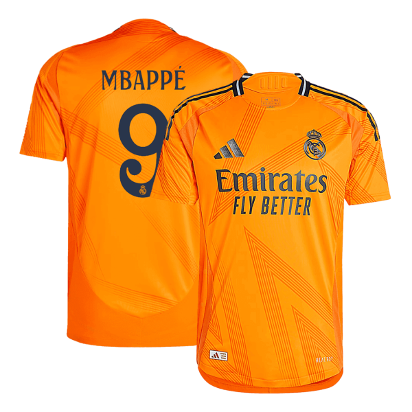 Authentic MBAPPE #9 Soccer Jersey Real Madrid Away Shirt 2024/25