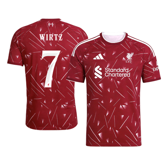 WIRTZ #7 Liverpool Home Player Version Jersey 2026/27 - UCL