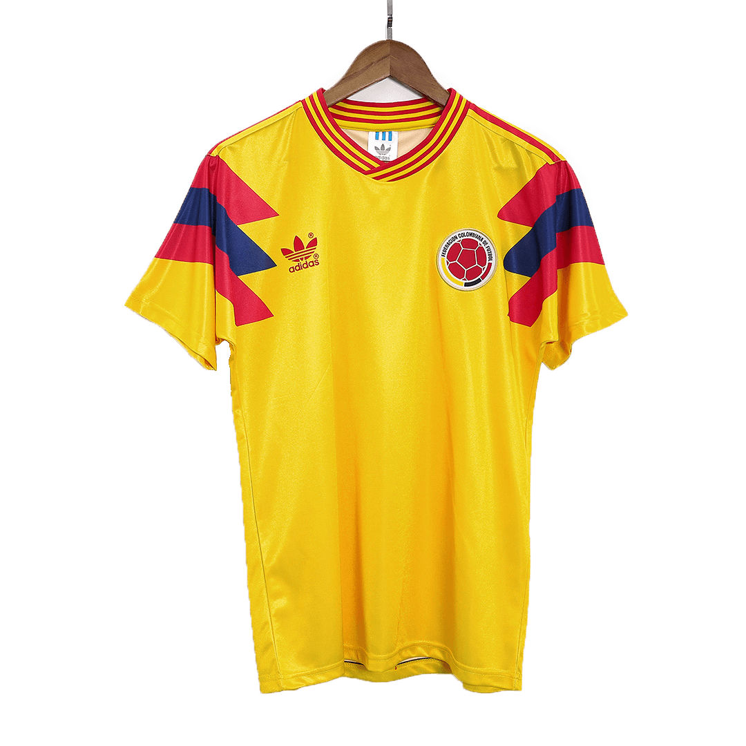 Retro Soccer Jersey Colombia Home 1990 - Image 9