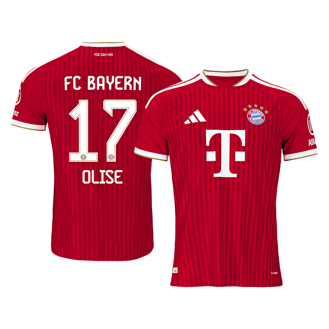 OLISE #17 Bayern Munich Home Player Version Jersey 2026/27
