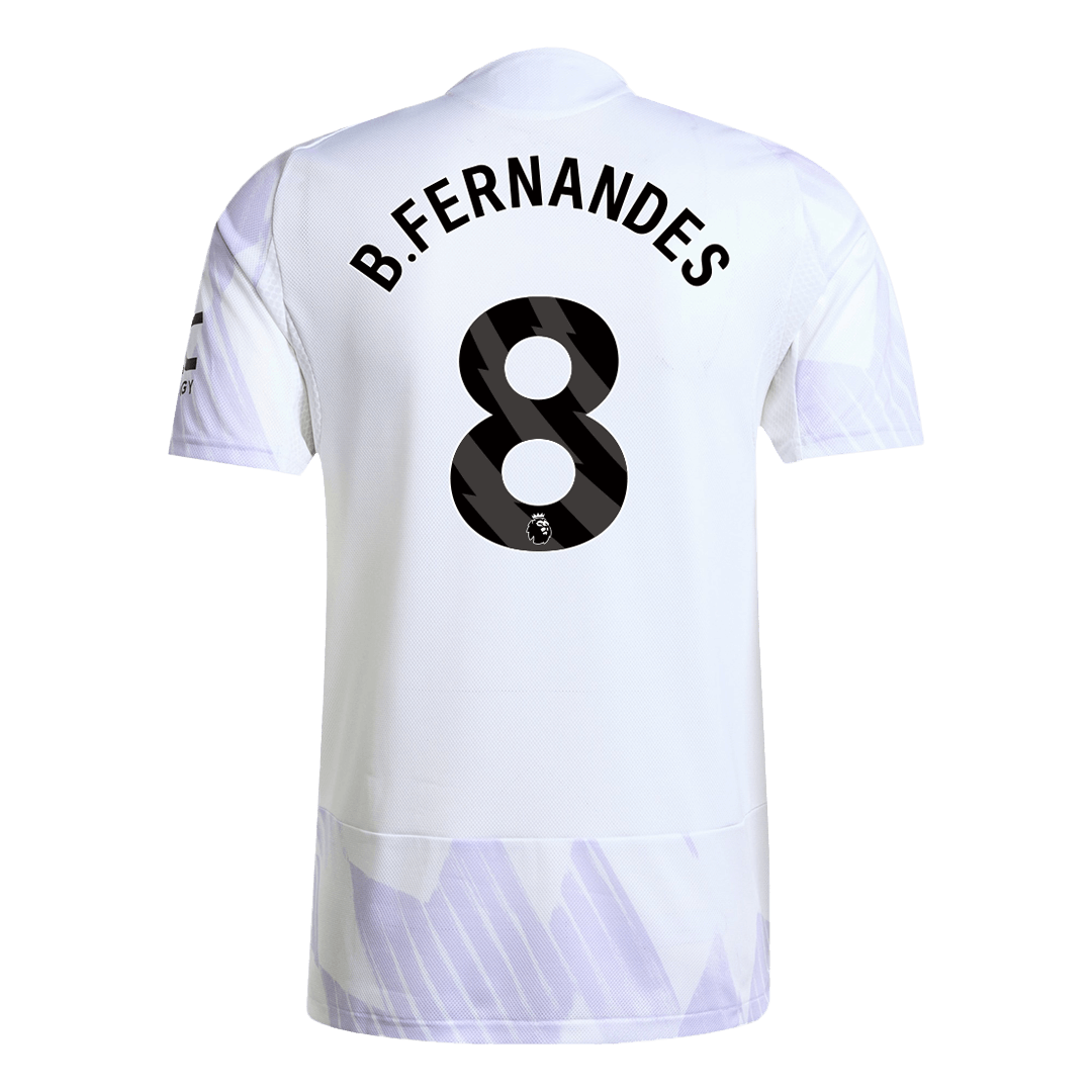 B.FERNANDES #8 Manchester United Away Authentic Soccer Jersey 2025/26 - Image 2