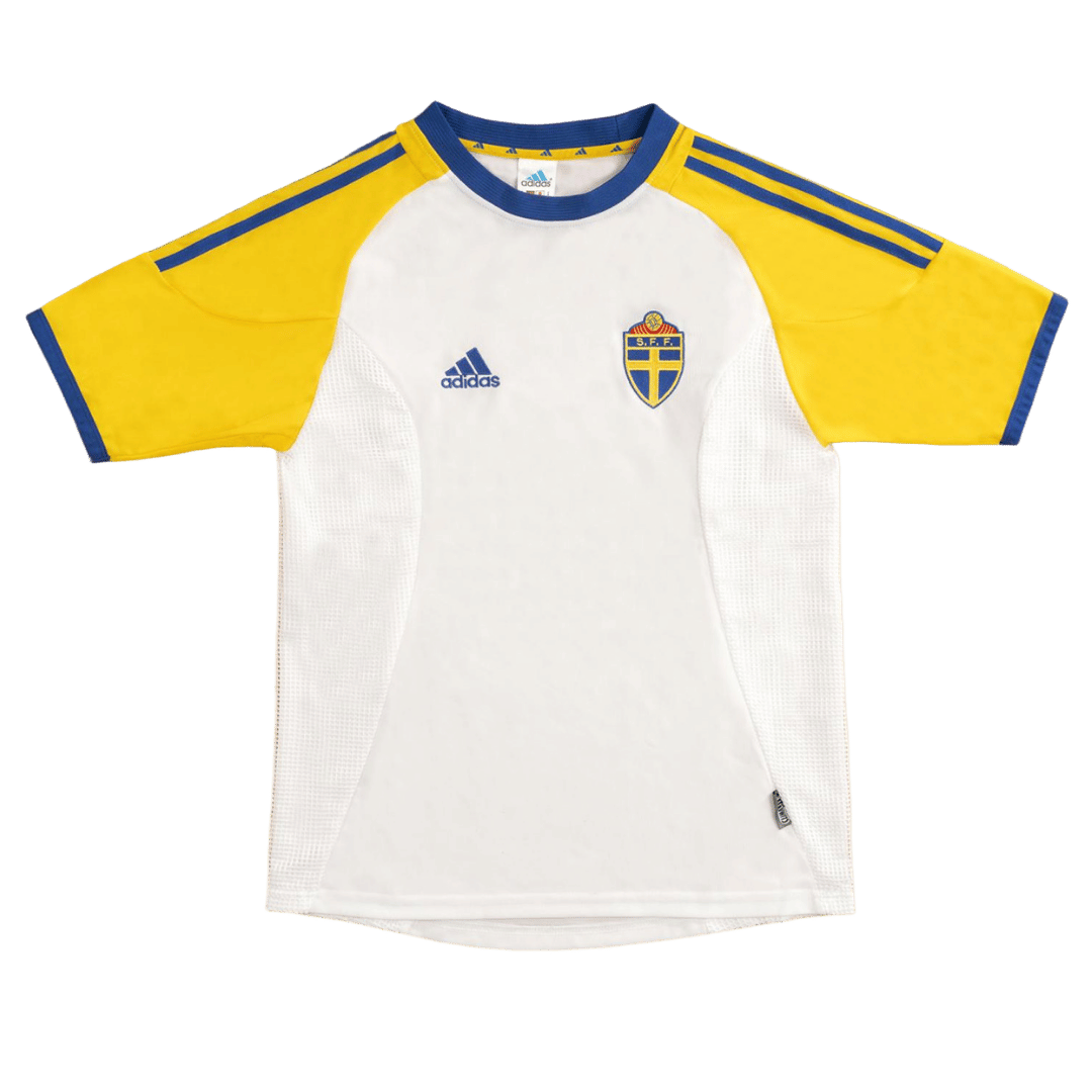 Retro Soccer Jersey Sweden Away World Cup 2002